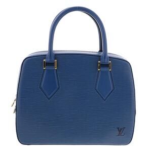LOUIS VUITTON Sablon Bag Handbag Blue